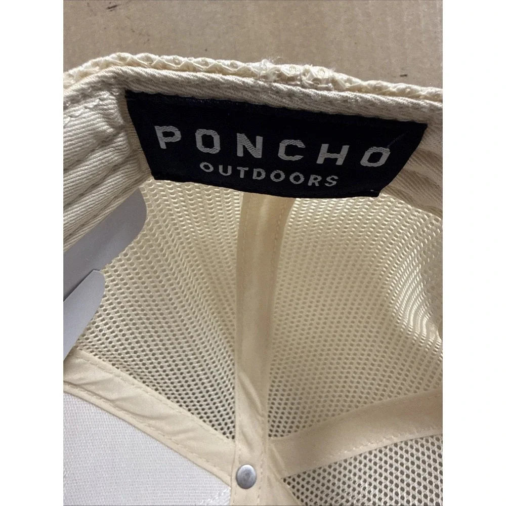 Poncho Outdoors Rope and Ride Trucker Hat, NWT